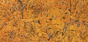 ORANGE Acrylique et Papier Brûlé ART+3