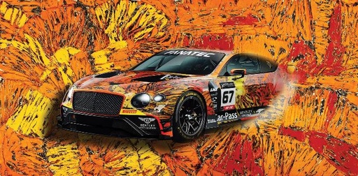 [METABurntArtCar90x45ART+3] ART CAR GT3 provenant du Metaverse ART+3