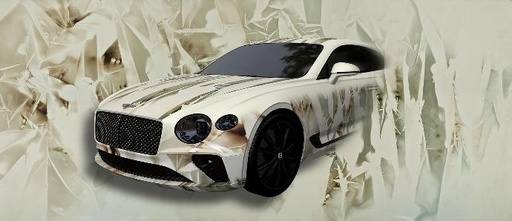 [METASmokeArtCar90x45ART+3] Racing ART CAR provenant du Metaverse ART+3